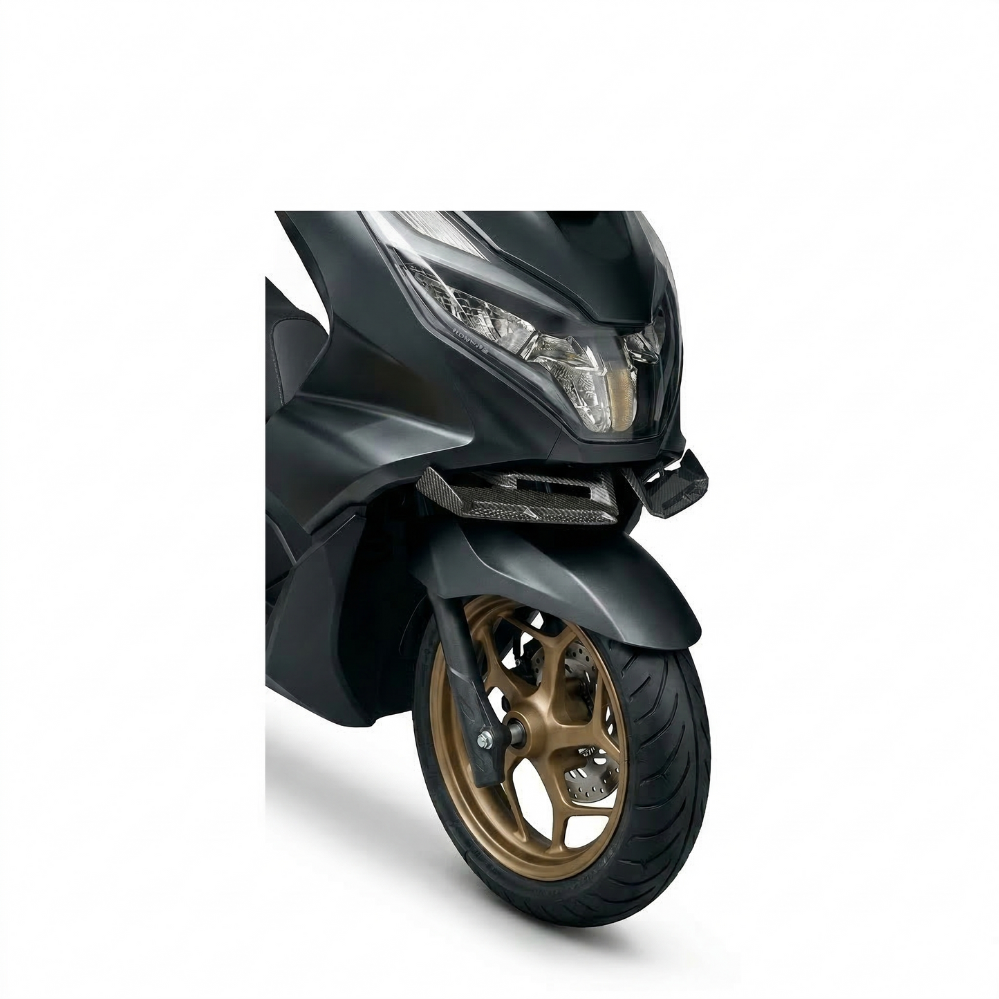 Honda pcx far altı kanat karbon görünümlü detay