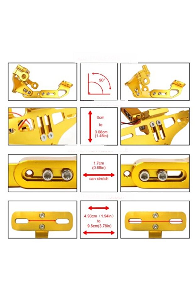 Katlanır Plakalık CNC Metal -Ledli- Sinyal Bağlantılı