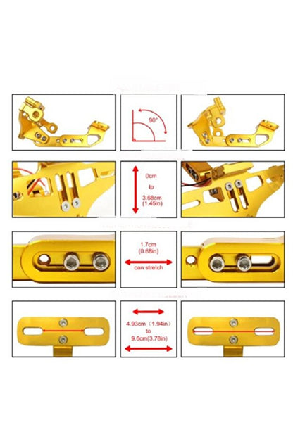 Katlanır Plakalık CNC Metal -Ledli- Sinyal Bağlantılı