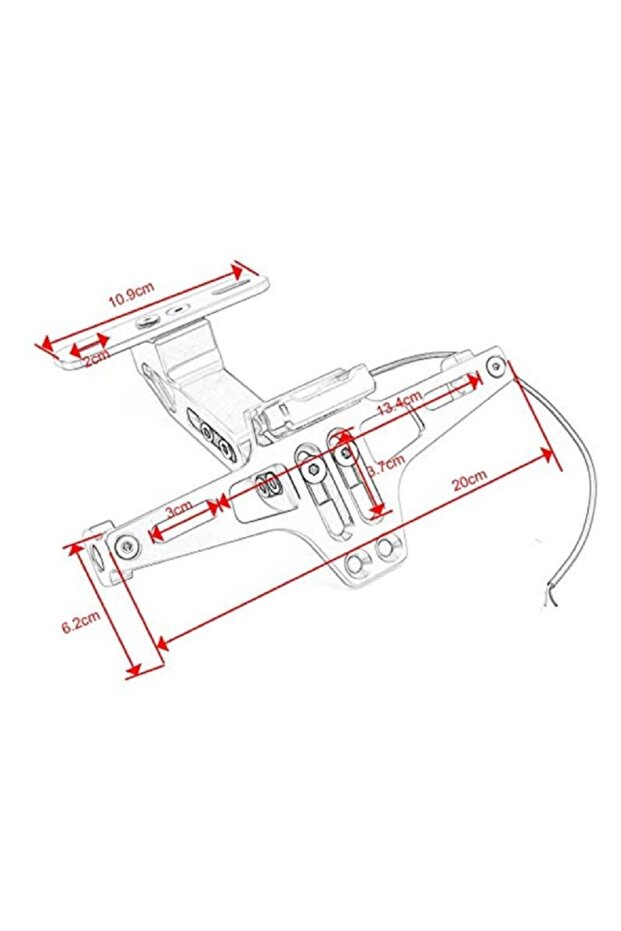 Katlanır Plakalık CNC Metal -Ledli- Sinyal Bağlantılı